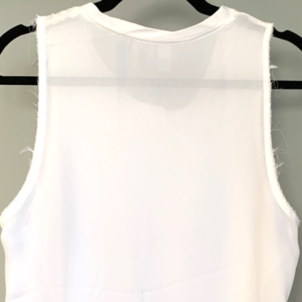 3.1 Phillip Lim for Target Distressed Tank (White) S - Picture 6 of 6